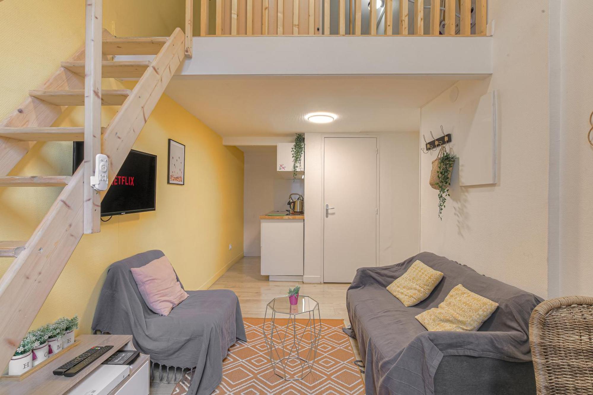 Апартаменти Duplex, Boheme Et Fonctionnel Proche Gratte-Ciel Віллербанн Екстер'єр фото